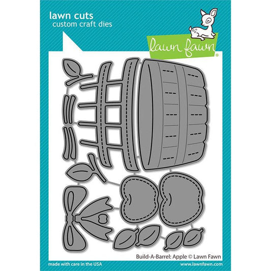 Lawn Fawn Lawn Cuts - Build-A-Barrel: Apple