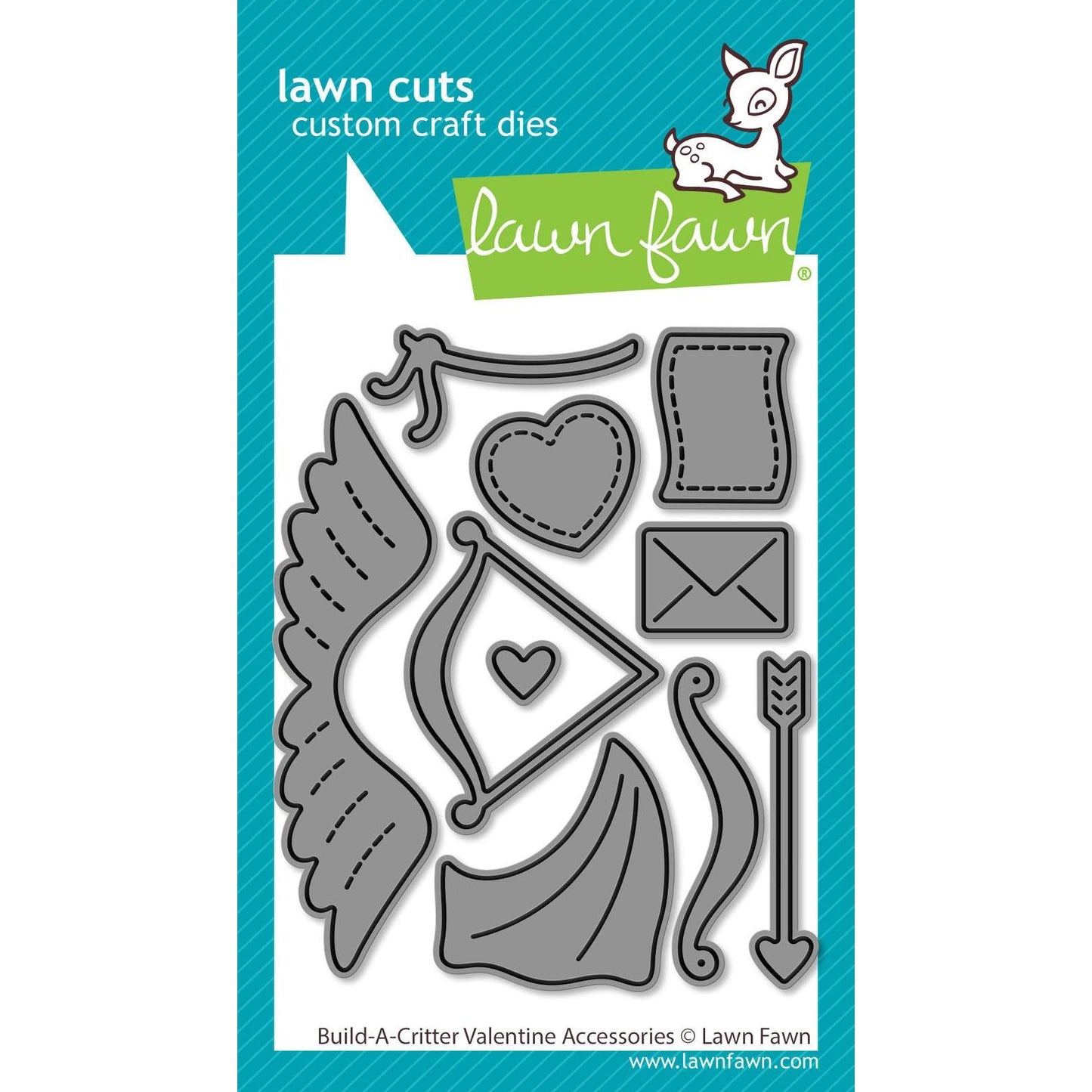 Lawn Fawn Lawn Cuts - Build-A-Critter Valentine Accessories