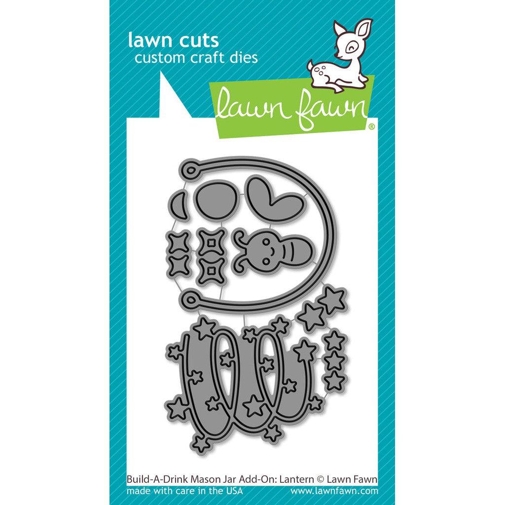 Lawn Fawn Lawn Cuts - Build-A-Drink Mason Jar Add-On: Lantern