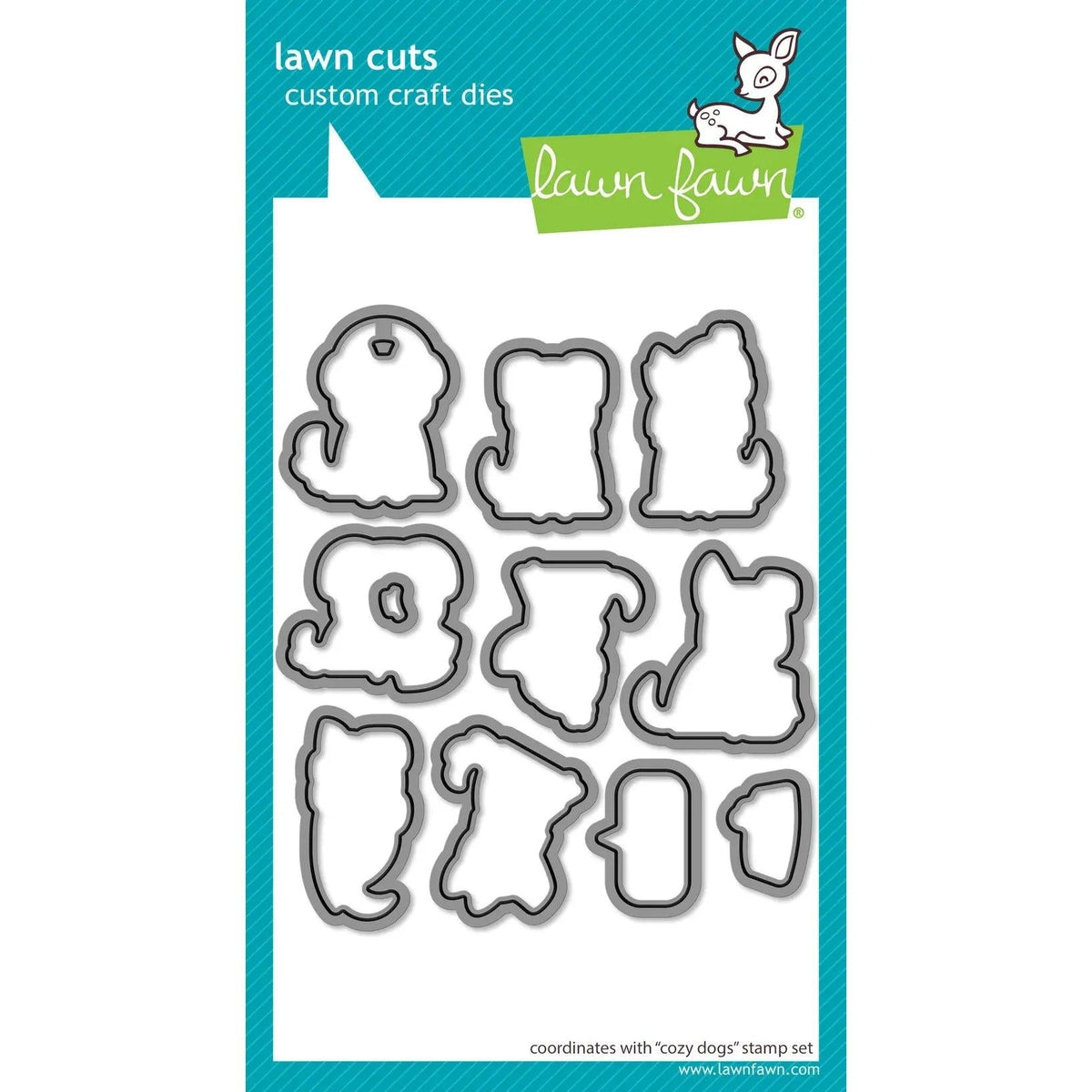 Lawn Fawn Lawn Cuts - Cozy Dogs