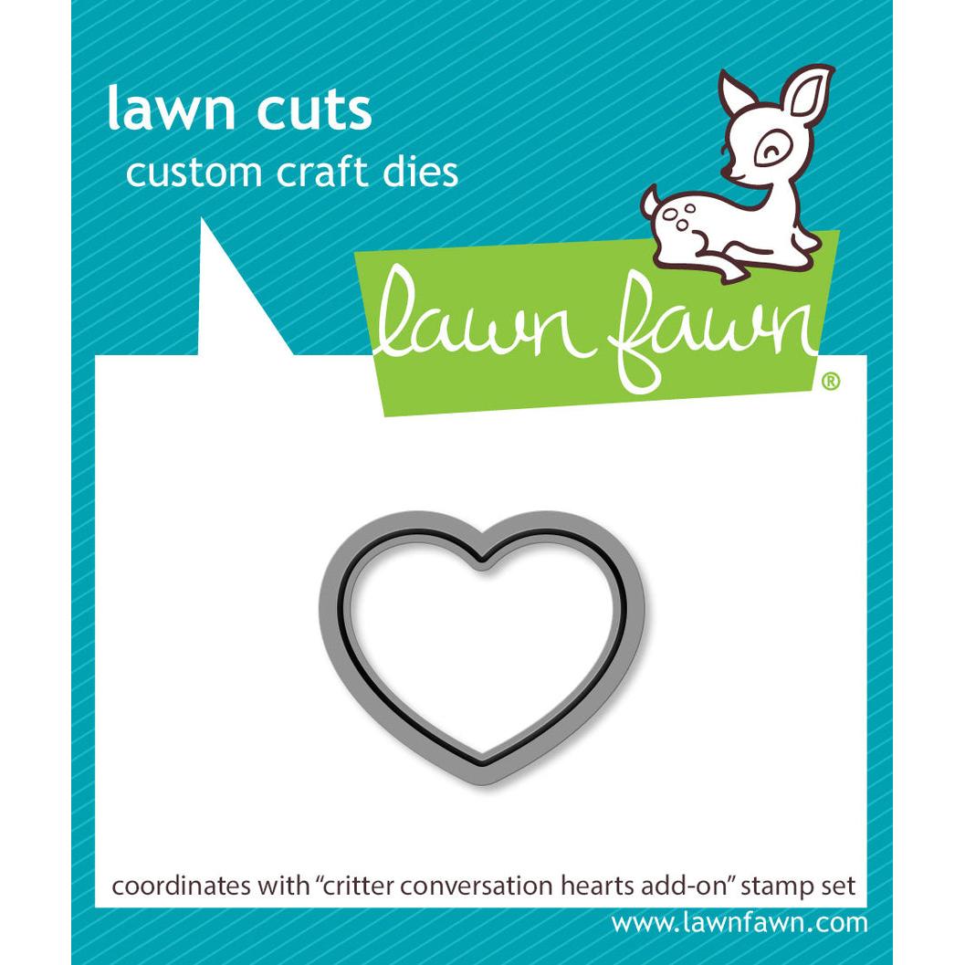 Lawn Fawn Lawn Cuts - Critter Conversation Hearts Add-On
