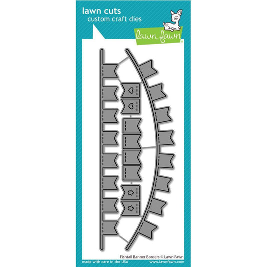 Lawn Fawn Lawn Cuts - Fishtail Banner Borders