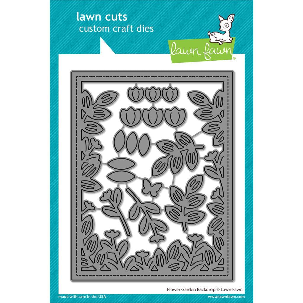Lawn Fawn Lawn Cuts - Flower Garden Backdrop
