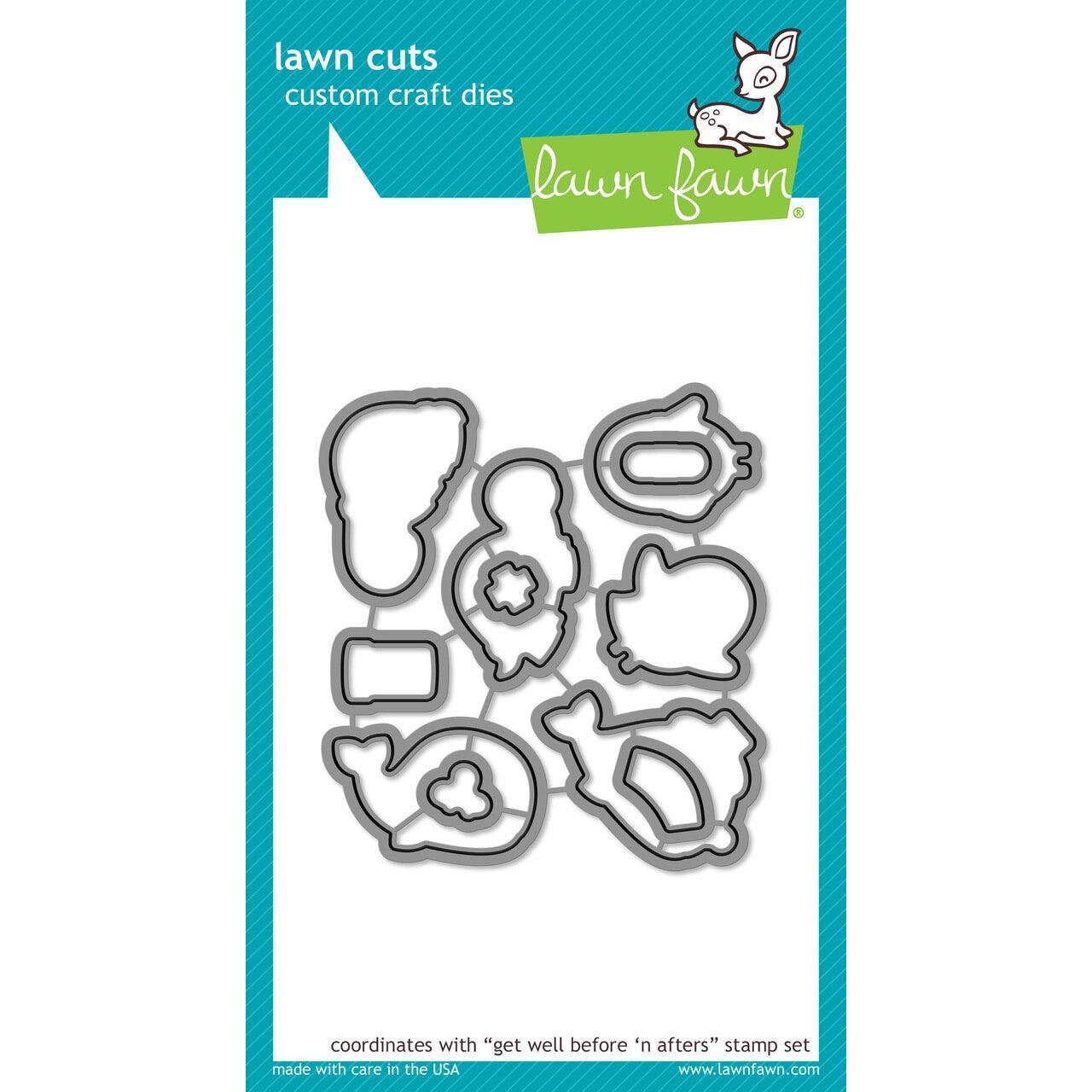 Lawn Fawn Lawn Cuts - Get Well Before 'n Afters