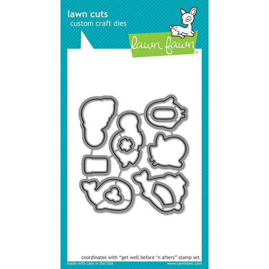 Lawn Fawn Lawn Cuts - Get Well Before 'n Afters
