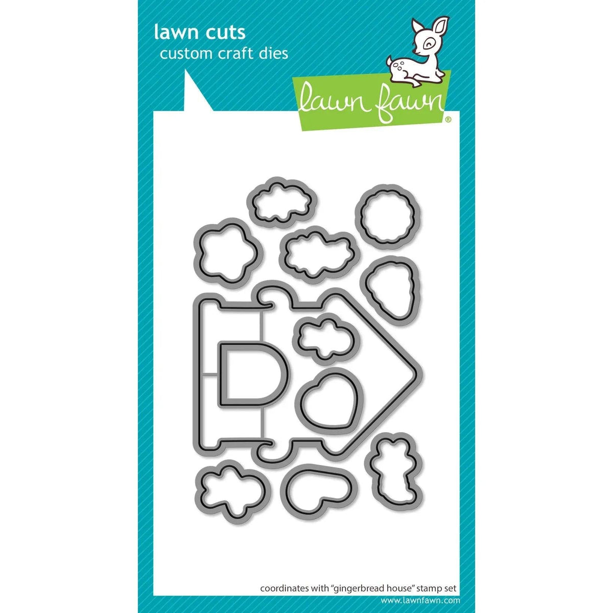 Lawn Fawn Lawn Cuts - Gingerbread House