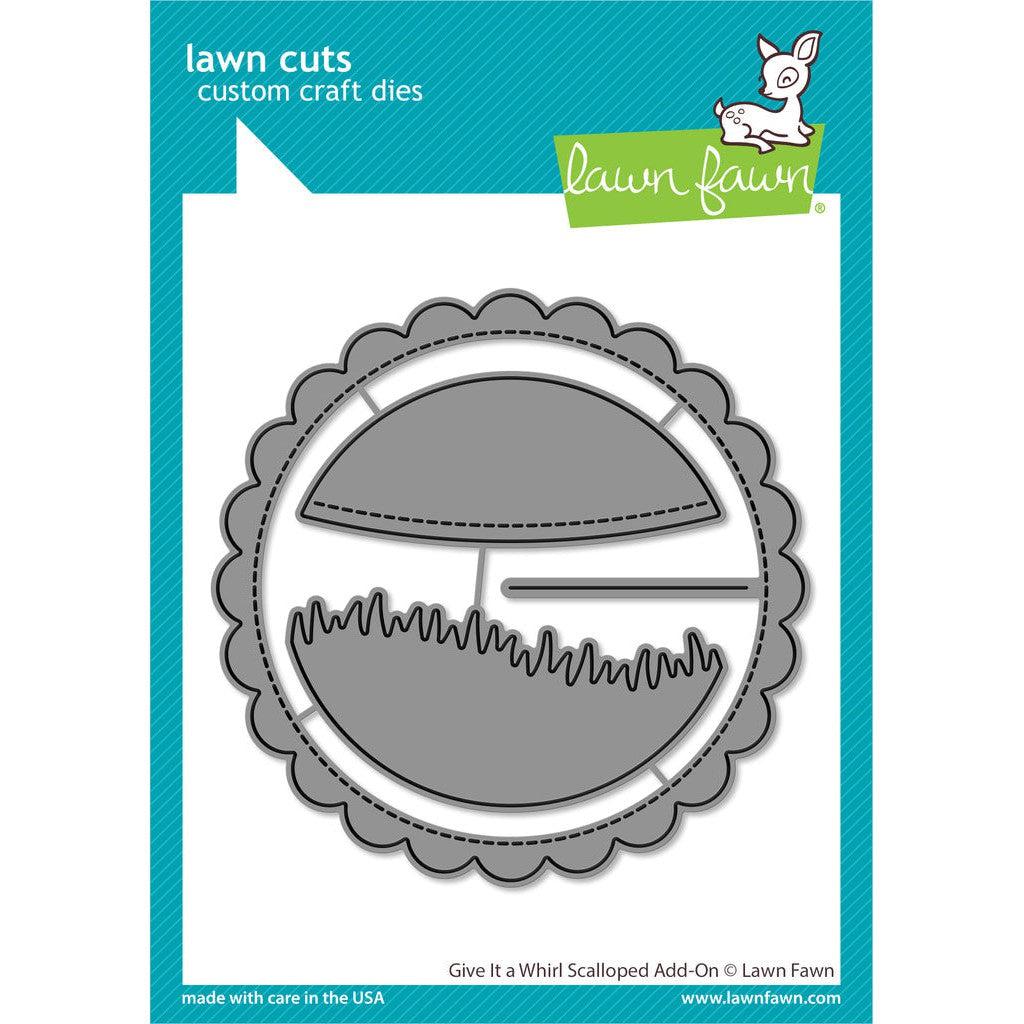 Lawn Fawn Lawn Cuts - Give It A Whirl Scalloped Add-On
