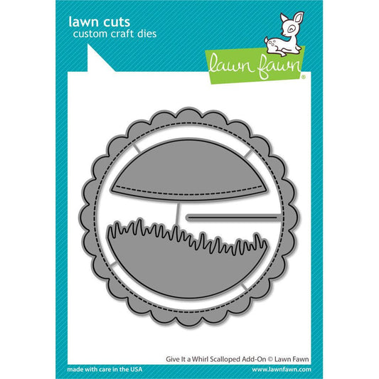 Lawn Fawn Lawn Cuts - Give It A Whirl Scalloped Add-On