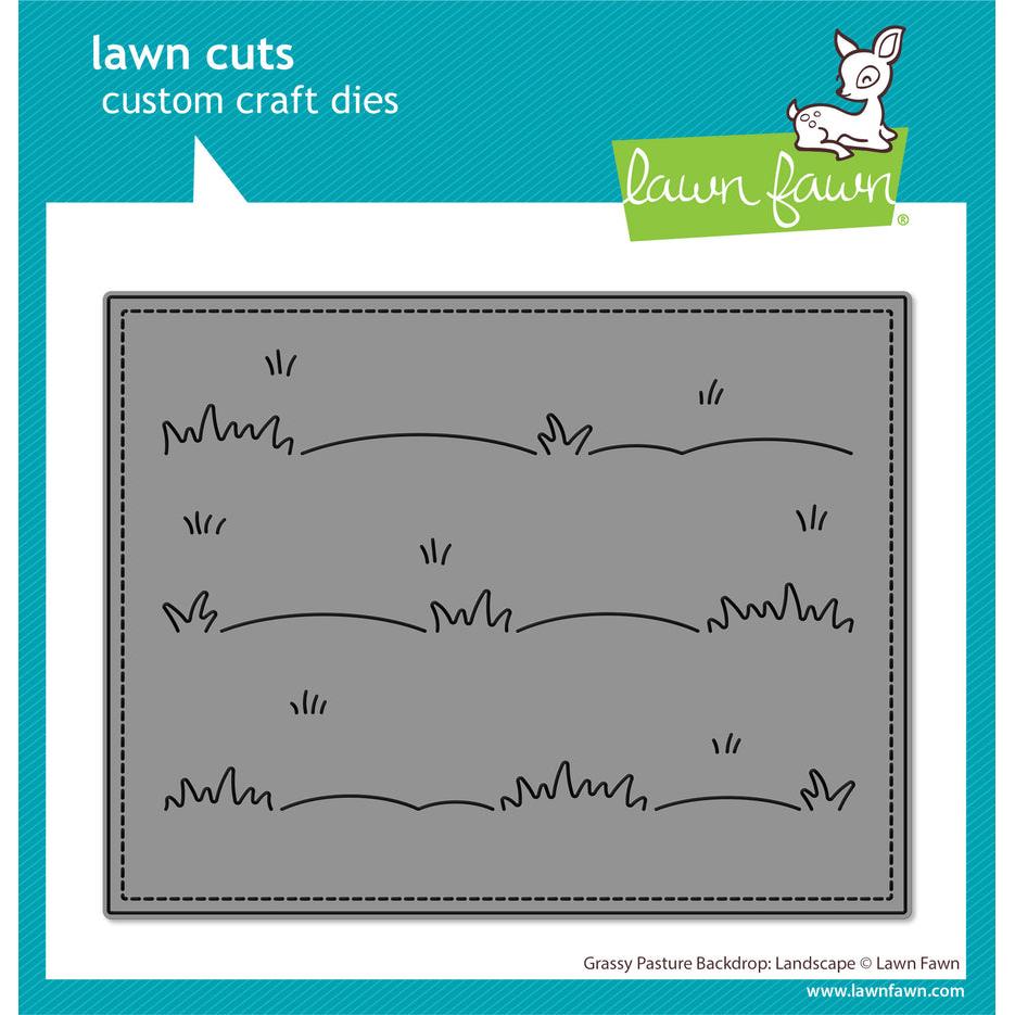 Lawn Fawn Lawn Cuts - Grassy Pasture Backdrop: Landscape