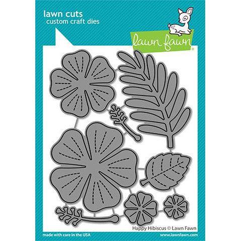 Lawn Fawn Lawn Cuts - Happy Hibiscus