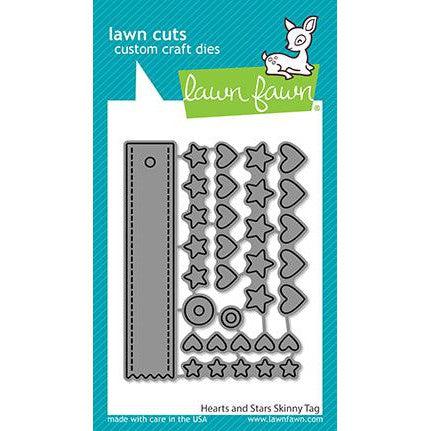Lawn Fawn Lawn Cuts - Hearts & Stars Skinny Tag