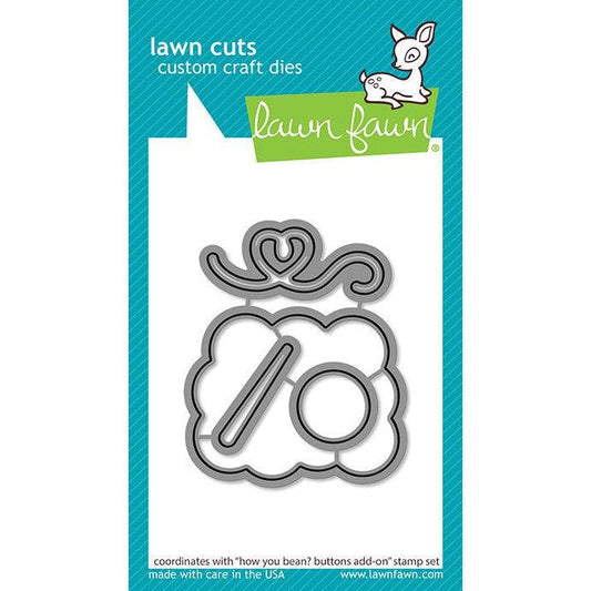 Lawn Fawn Lawn Cuts - How You Bean? Buttons Add-On