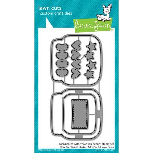 Lawn Fawn Lawn Cuts - How You Bean? Shaker Add-On