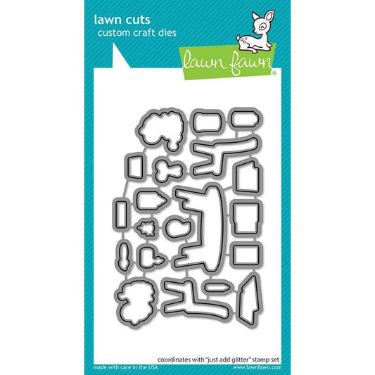 Lawn Fawn Lawn Cuts - Just Add Glitter
