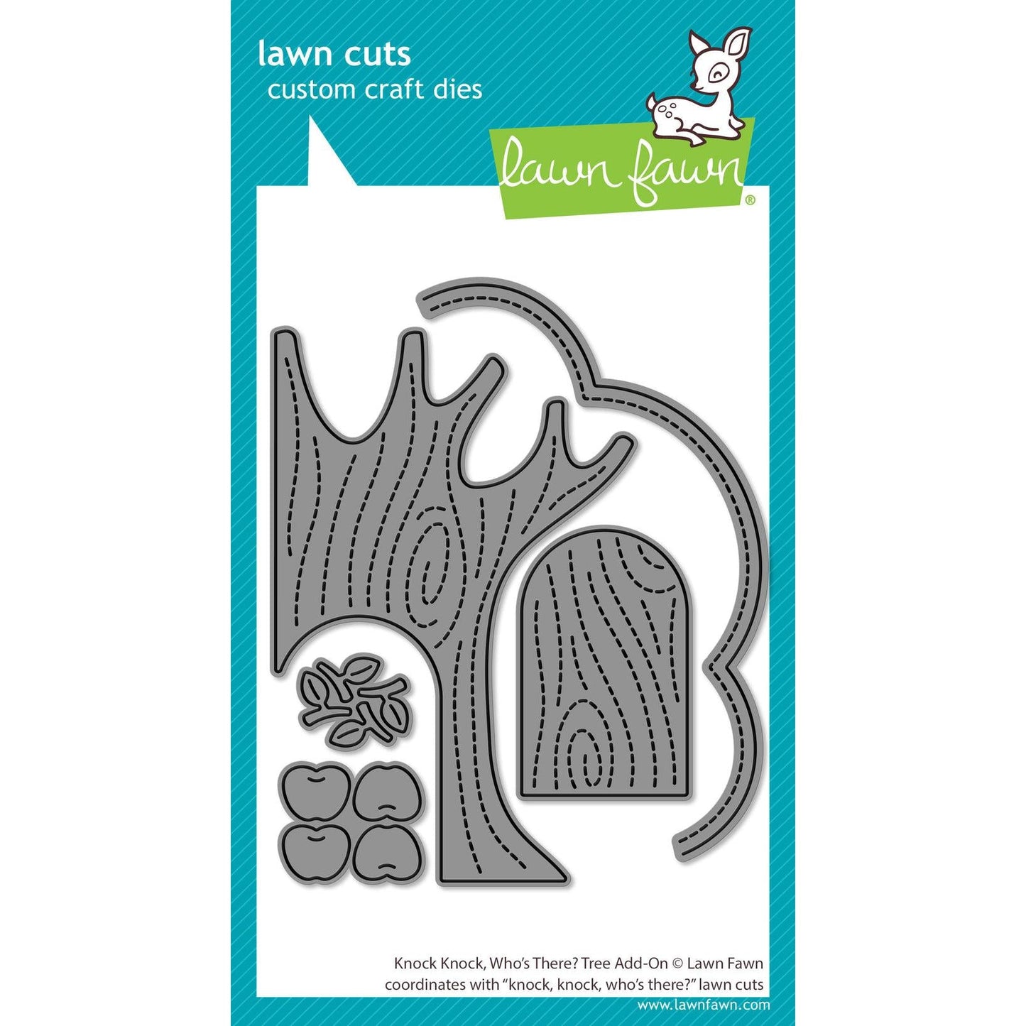 Lawn Fawn Lawn Cuts - Knock Knock, Who's There? Tree Add-on