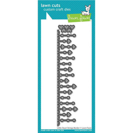 Lawn Fawn Lawn Cuts - Little Heart Strings Border