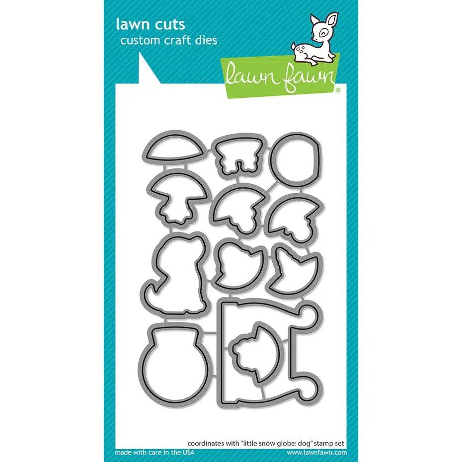 Lawn Fawn Lawn Cuts - Little Snow Globe: Dog
