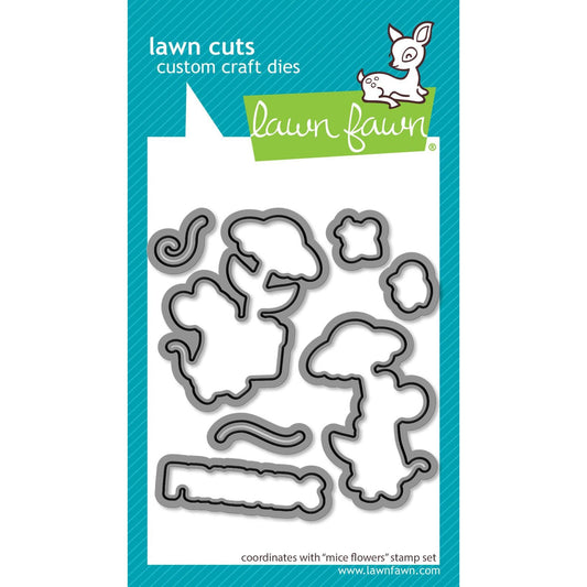 Lawn Fawn Lawn Cuts - Mice Flowers