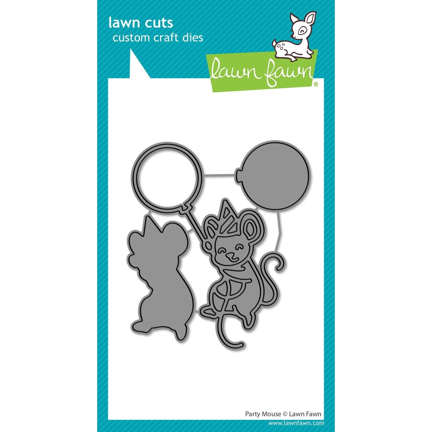 Lawn Fawn Lawn Cuts - Party Mouse