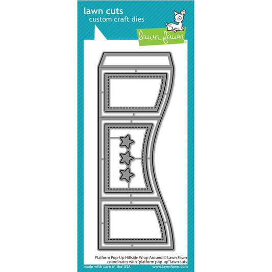 Lawn Fawn Lawn Cuts - Platform Pop-Up Hillside Wrap Around