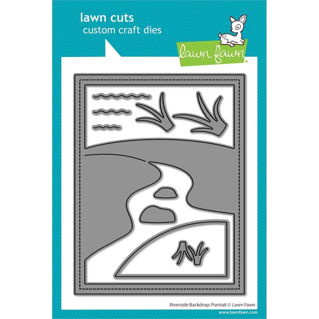 Lawn Fawn Lawn Cuts - Riverside Backdrop: Portrait
