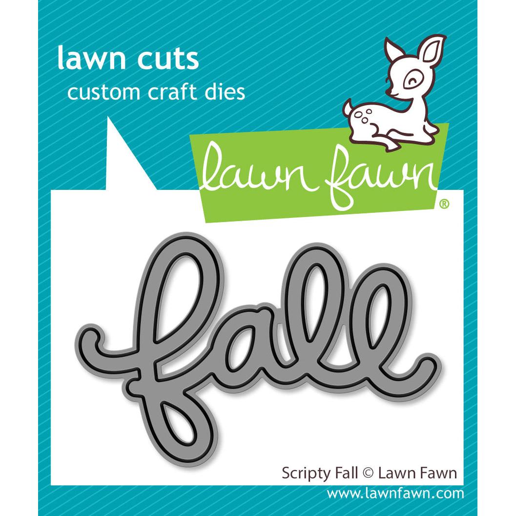 Lawn Fawn Lawn Cuts - Scripty Fall