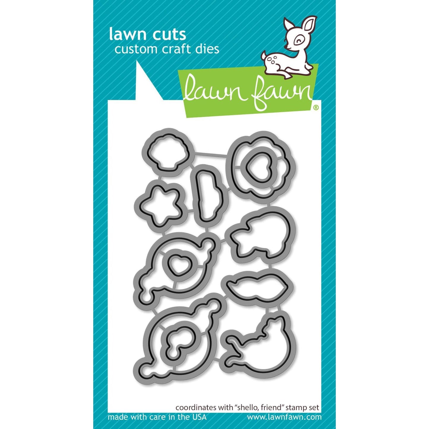Lawn Fawn Lawn Cuts - Shello, Friend
