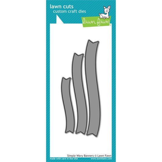Lawn Fawn Lawn Cuts - Simple Wavy Banners