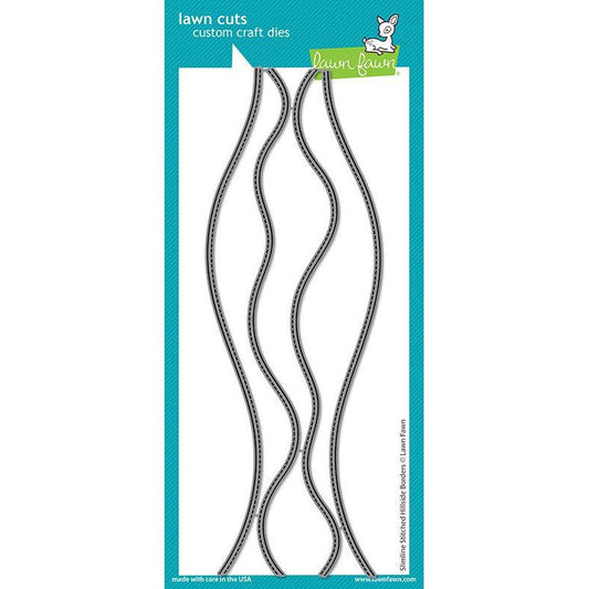 Lawn Fawn Lawn Cuts - Slimline Stitched Hillside Borders