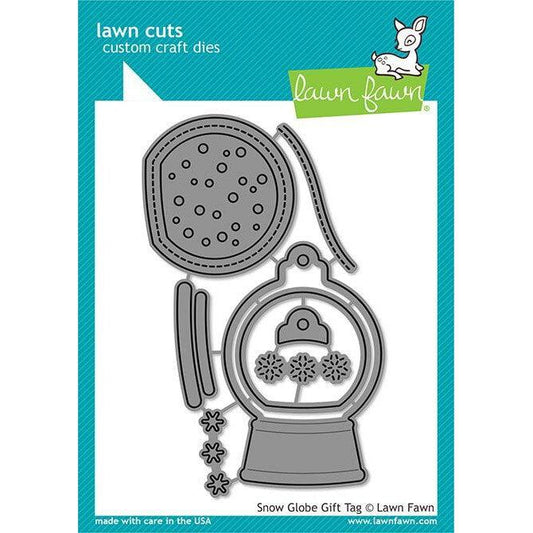 Lawn Fawn Lawn Cuts - Snow Globe Gift Tag