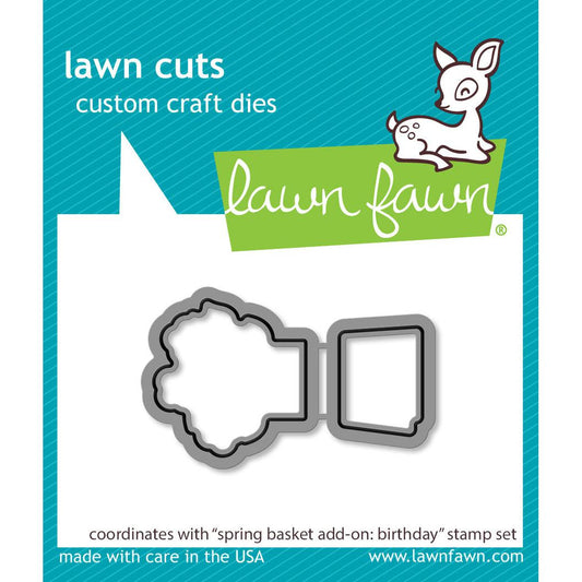 Lawn Fawn Lawn Cuts - Spring Basket Add-On: Birthday