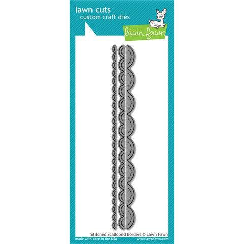 Lawn Fawn Lawn Cuts - Stitched Scallop Borders