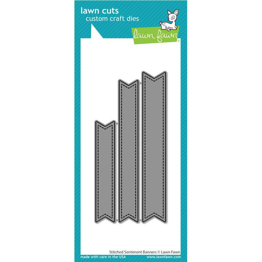 Lawn Fawn Lawn Cuts - Stitched Sentiment Banners