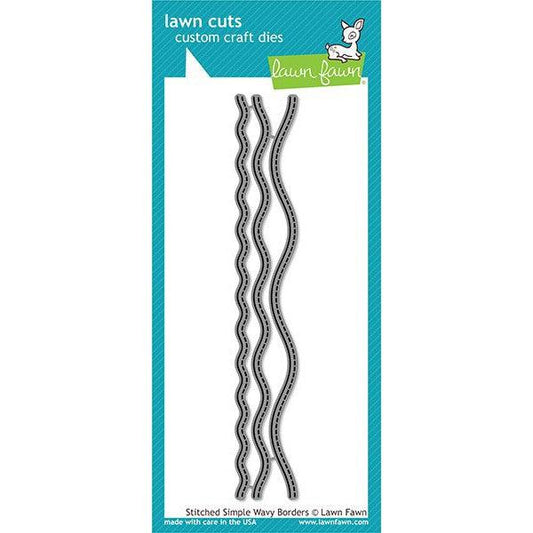 Lawn Fawn Lawn Cuts - Stitched Simple Wavy Borders