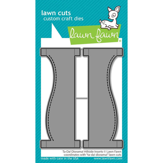 Lawn Fawn Lawn Cuts - Ta-Da! Diorama! Hillside Inserts