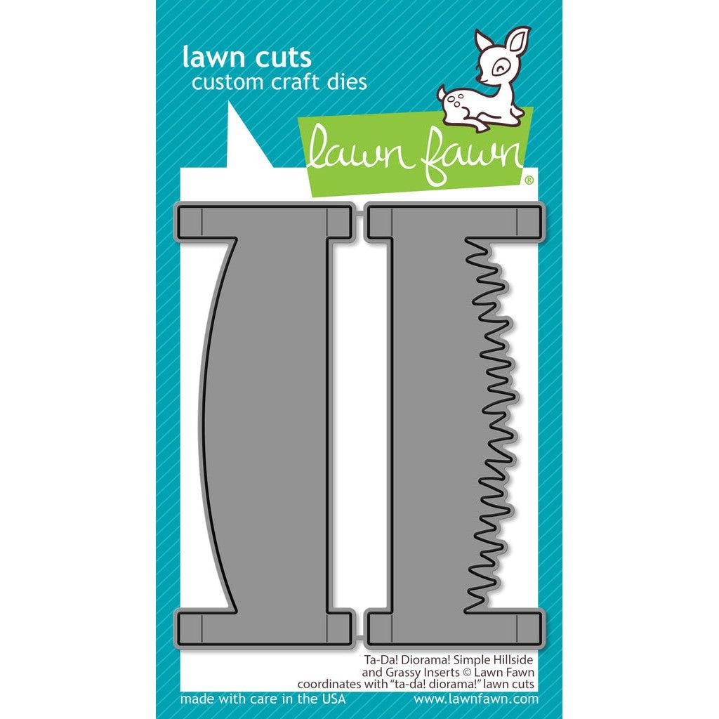 Lawn Fawn Lawn Cuts - Ta-Da! Diorama! Simple Hillside And Grassy Inserts