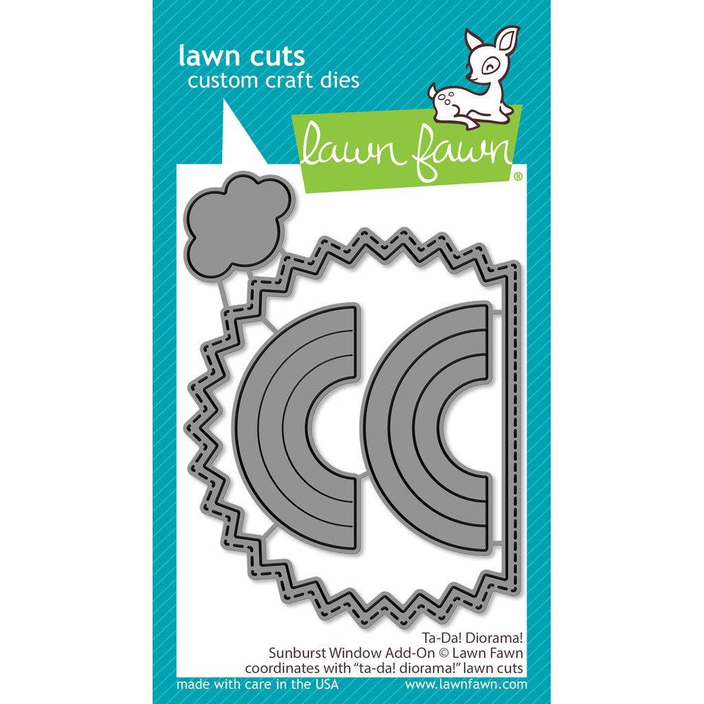 Lawn Fawn Lawn Cuts - Ta-Da! Diorama! Sunburst Window Add-On