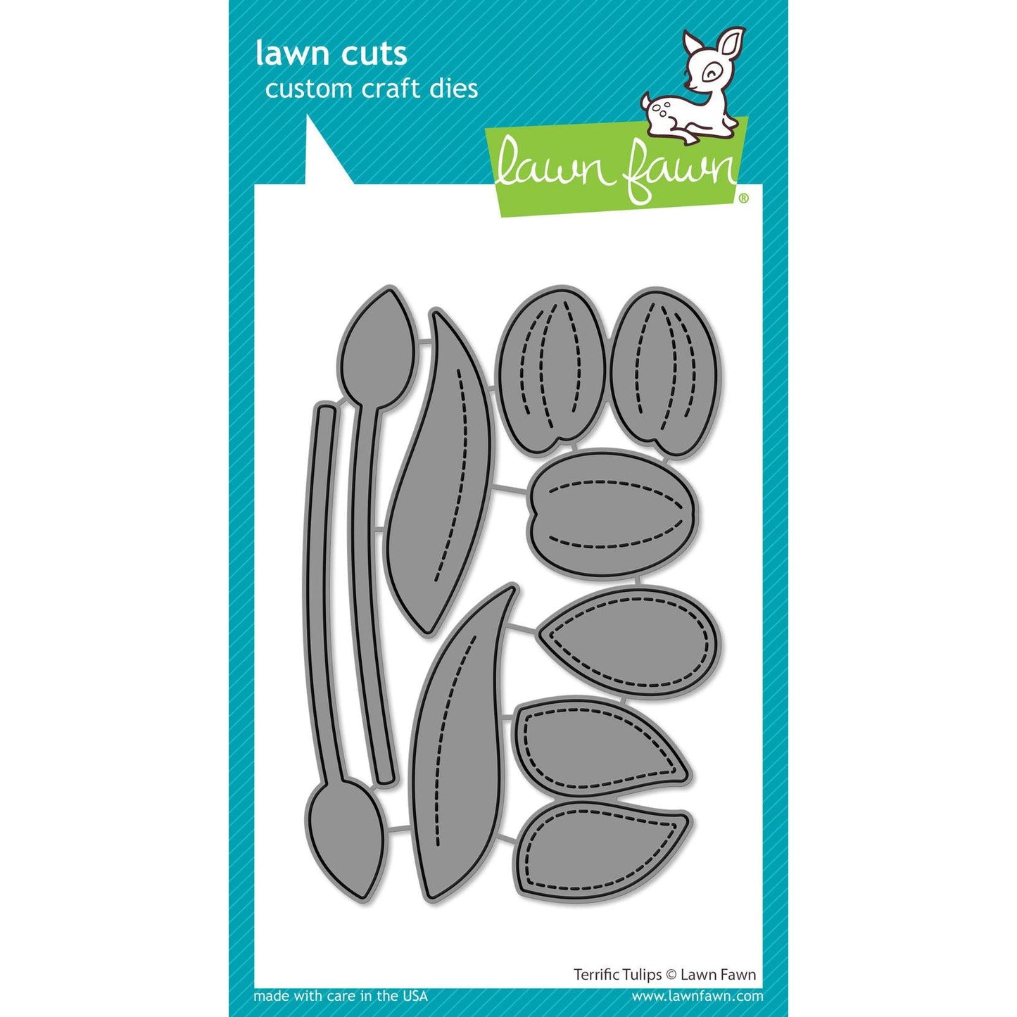 Lawn Fawn Lawn Cuts - Terrific Tulips