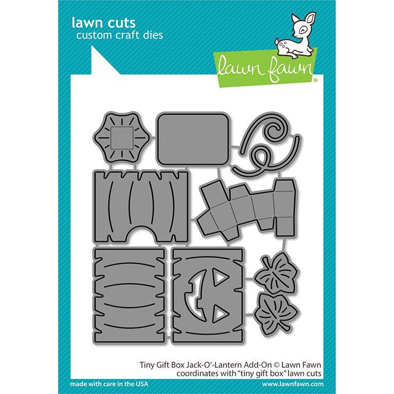 Lawn Fawn Lawn Cuts - Tiny Gift Box Jack-O'-Lantern Add-On