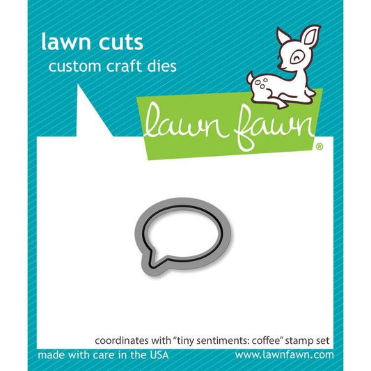 Lawn Fawn Lawn Cuts - Tiny Sentiments: Coffee