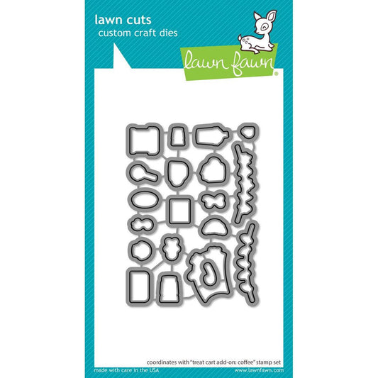 Lawn Fawn Lawn Cuts - Treat Cart Add-On: Coffee