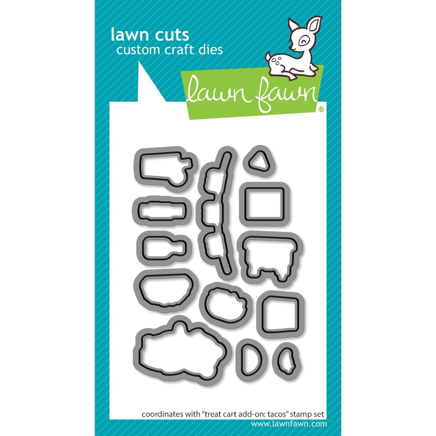 Lawn Fawn Lawn Cuts - Treat Cart Add-On: Tacos