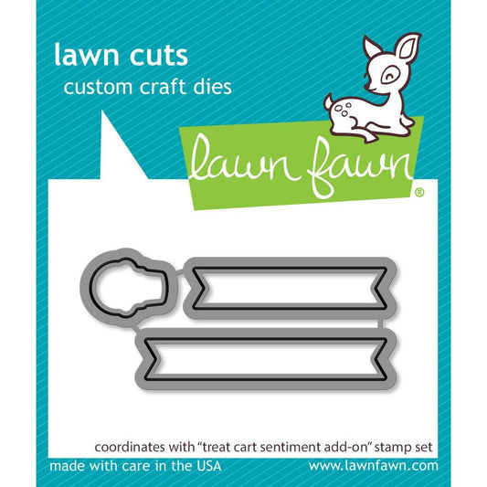 Lawn Fawn Lawn Cuts - Treat Cart Sentiment Add-On