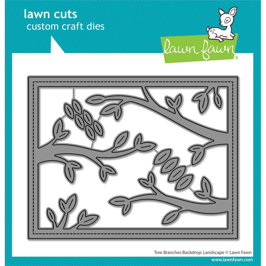 Lawn Fawn Lawn Cuts - Tree Branches Backdrop: Landscape