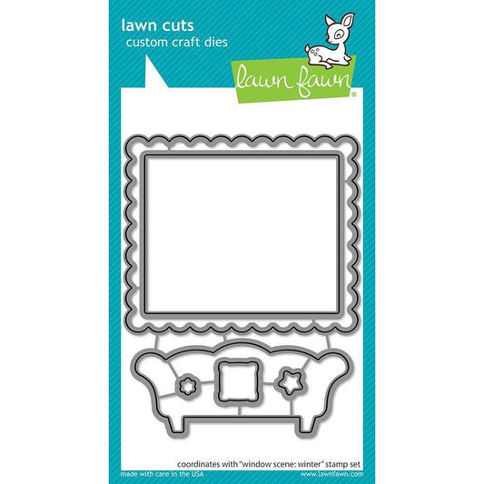 Lawn Fawn Lawn Cuts - Window Scene: Winter