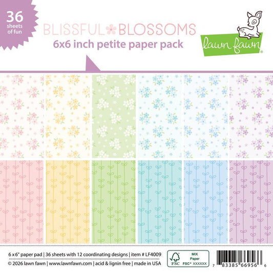 Lawn Fawn Petite Paper Pack - Blissful Blossoms
