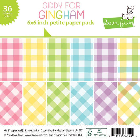 Lawn Fawn Petite Paper Pack - Giddy For Gingham