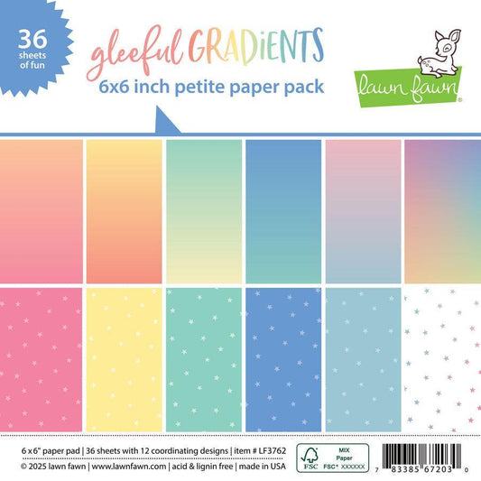 Lawn Fawn Petite Paper Pack - Gleeful Gradients