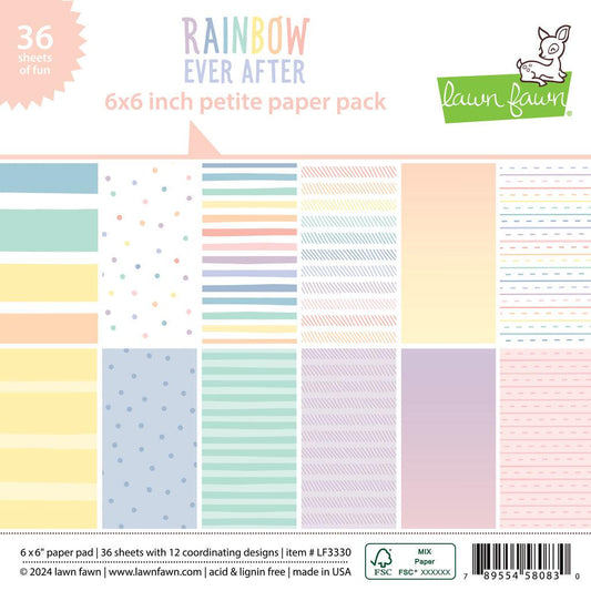 Lawn Fawn Petite Paper Pack - Rainbow Ever After