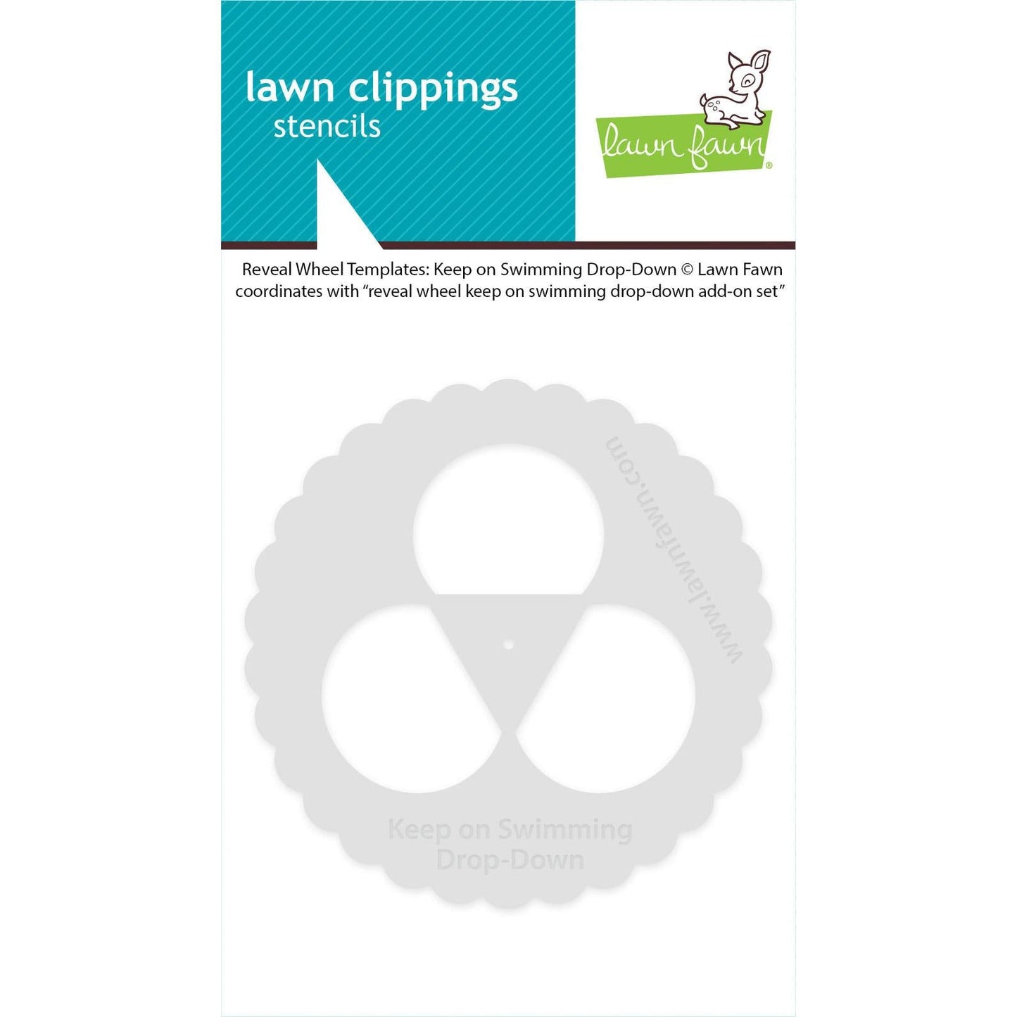Lawn Fawn Reveal Wheel Templates: Keep On Swimming Drop-Down